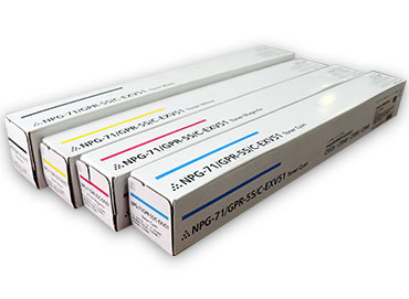 Cartuchos de tóner compatible Serie de Color GPR-55